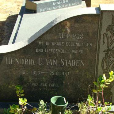 STADEN Hendrik C., van 1923-1970