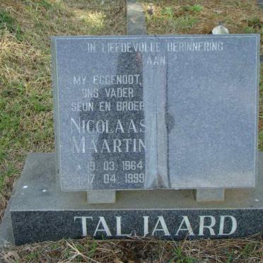 TALJAARD Nicolaas Maartin 1964-1999