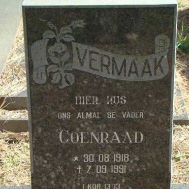 VERMAAK Coenraad 1918-1991