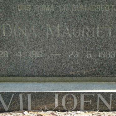 VILJOEN Dina Magrietha 1916-1993