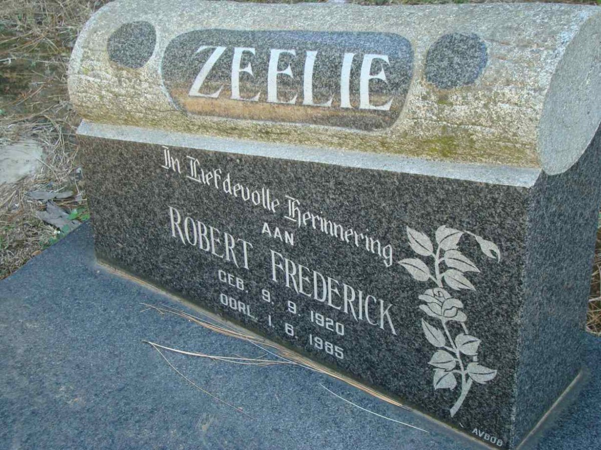 ZEELIE Robert Frederick 1920-1985