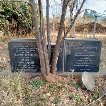 ALBERS Barend Hendrikus 1885-1951 & Maggie Sophia HARRIS 1887-1989 _1