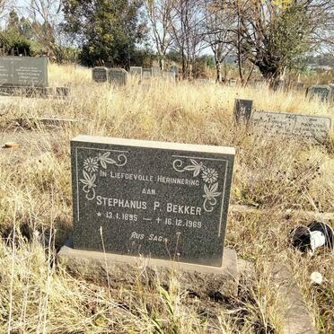 BEKKER Stephanus P. 1895-1969