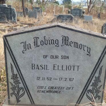 ELLIOTT Basil 1952-1967