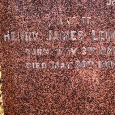 LEUCHARS Henry James 1829-1902