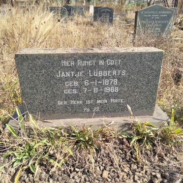 LUBBERTS Jantje 1878-1968