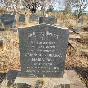 NEL Deborah Johanna Maria nee STEYN 1906-1965
