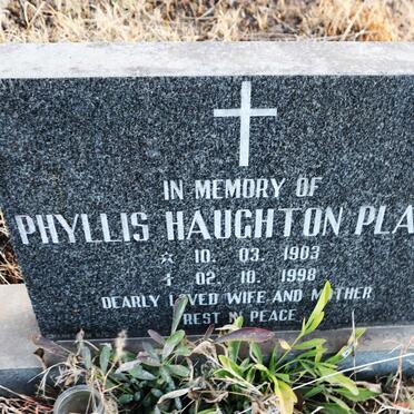 PLATT Phyllis Haughton 1903-1998