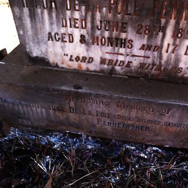 PENNEFATHER Harriet Rose -1899 :: PENNEFATHER Hilda De-La-Pole -1899 :: PENNEFATHER Margaretta Rose De-La-Pole -1907 _2