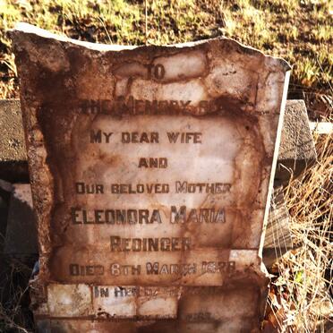 REDINGER Eleonora Maria -1928