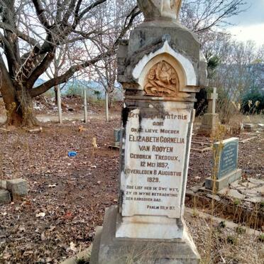 ROOYEN Elizabeth Cornelia, van nee TREDOUX 1857-1929