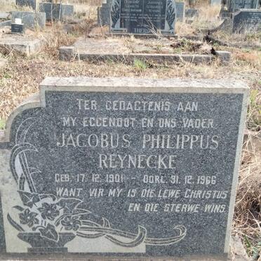 REYNECKE Jacobus Philippus 1901-1966