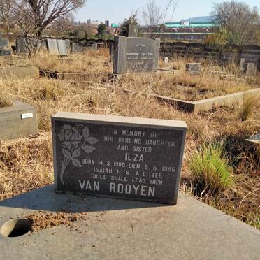 ROOYEN Ilza, van 1980-1986