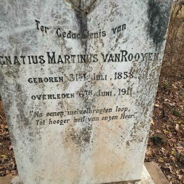 ROOYEN Ignatius Martinus, van 1858-1911