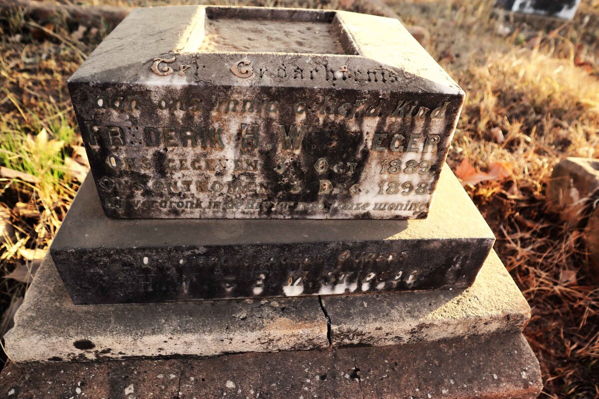 STIEGER Frederik H.W. 1889-1898