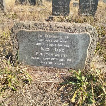 WHYTE Inez Jane, PRESTON -1967