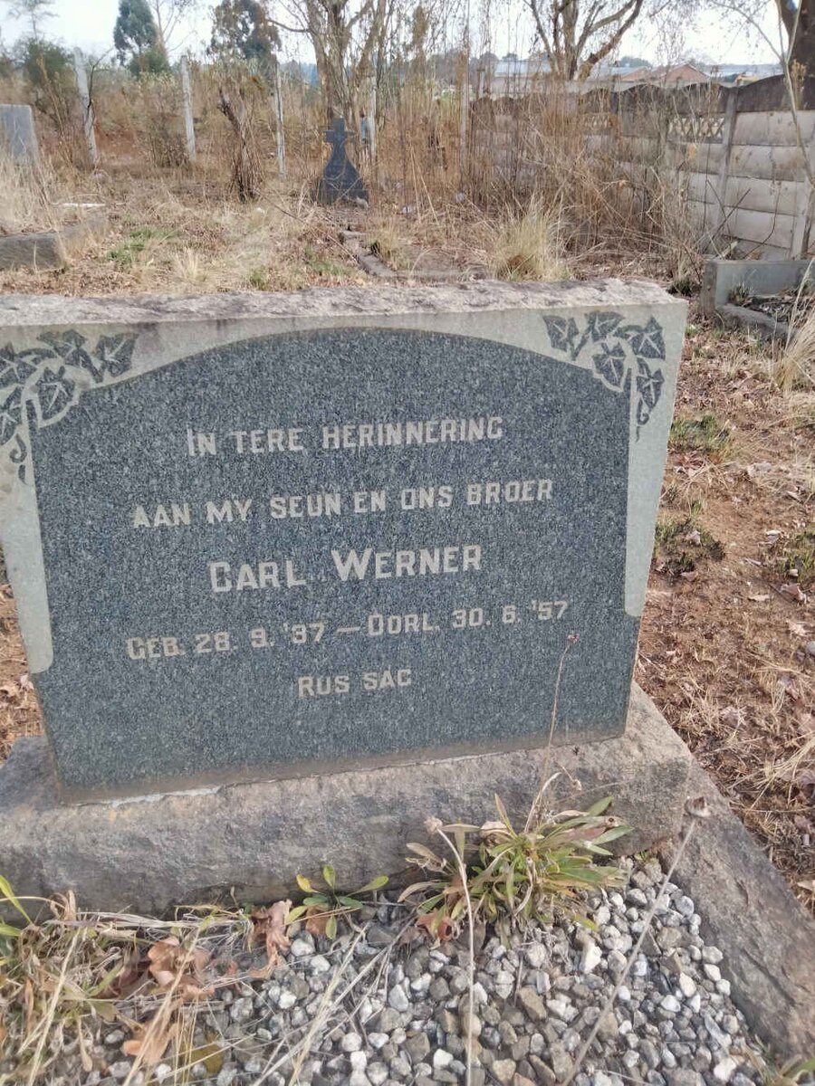 WERNER Carl 1937-1957