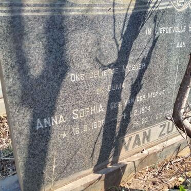 ZUYDAM Simon Thiebout, van 1903-1972 & Anna Sophia VAN DER MERWE 1908-1974 _2