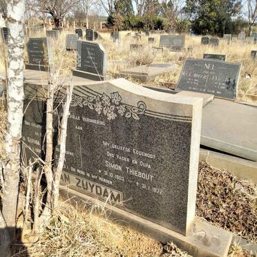 ZUYDAM Simon Thiebout, van 1903-1972 & Anna Sophia VAN DER MERWE 1908-1974 _1