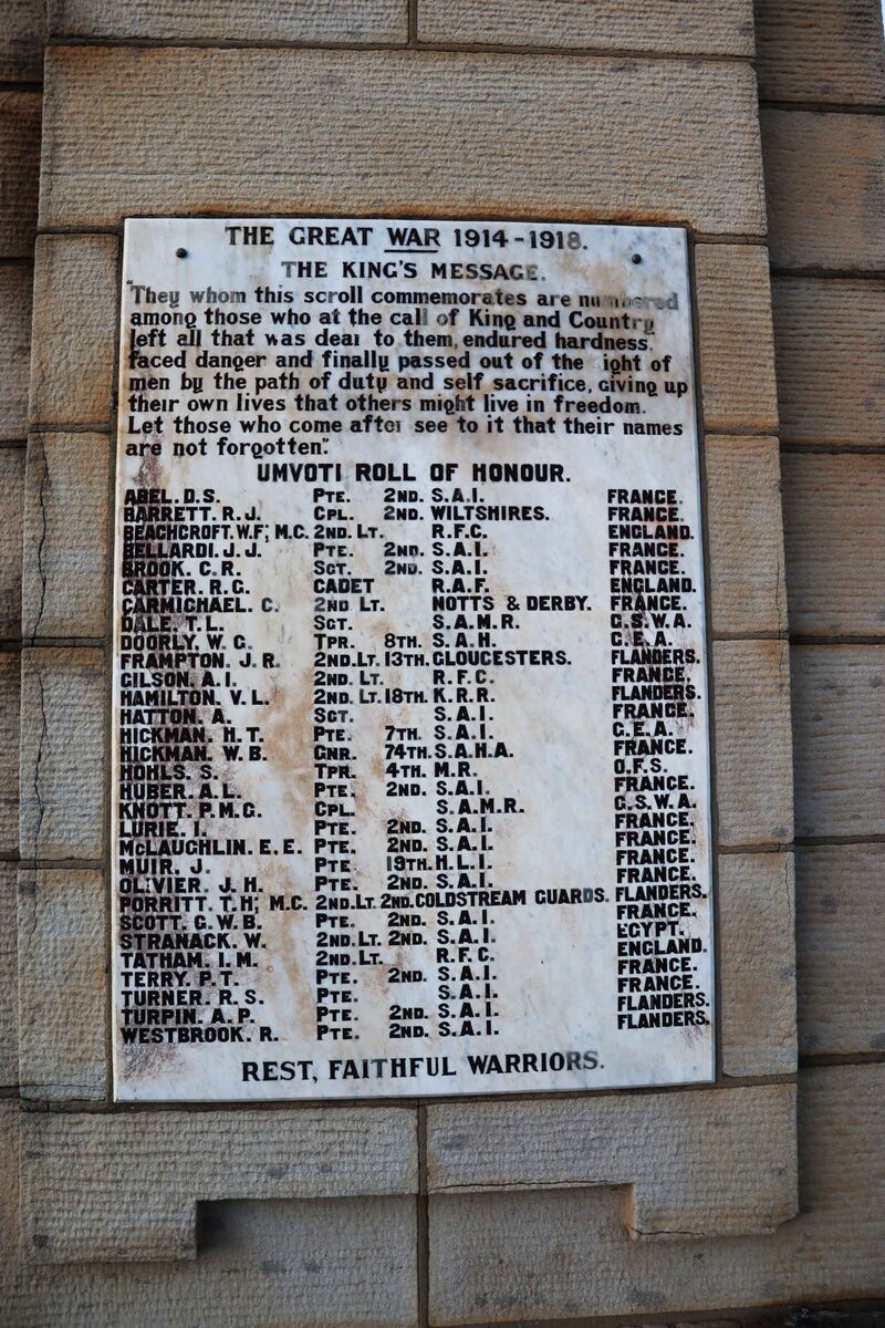 2. Greytown Great War memorial