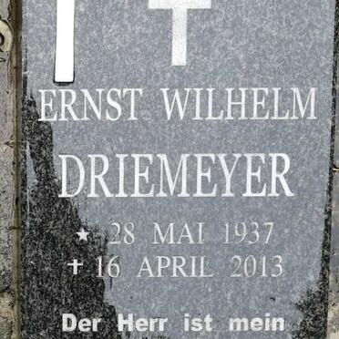 DRIEMEYER Ernst Wilhelm 1937-2013