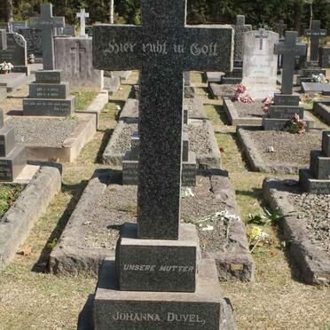 DUVEL Johanna nee HOHLS 1872-1948