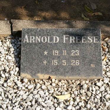 FREESE Arnold 1923-1926