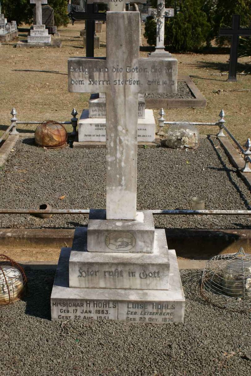 HOHLS H. 1863-1951 &amp; Luise LEISENBERG 1870-1930