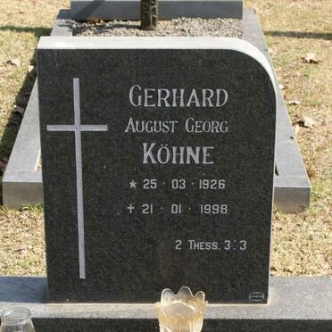 KOHNE Gerhard August Georg 1926-1998