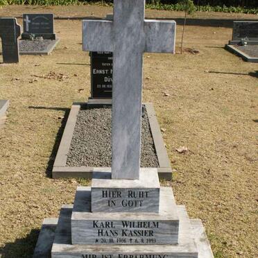 KASSIER Karl Wilhelm Hans 1906-1993