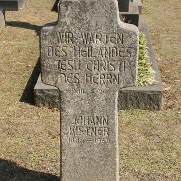 KISTNER Johann 1884-1968