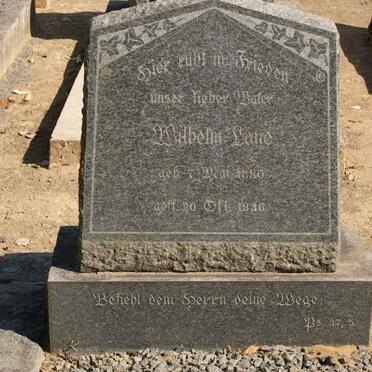 LAUE Wilhelm 1880-1936