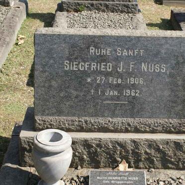 NUSS Siegfried J.F. 1906-1962