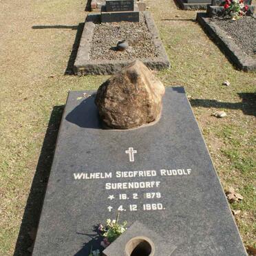 SURENDORFF Wilhelm Siegfried Rudolf 1878-1960