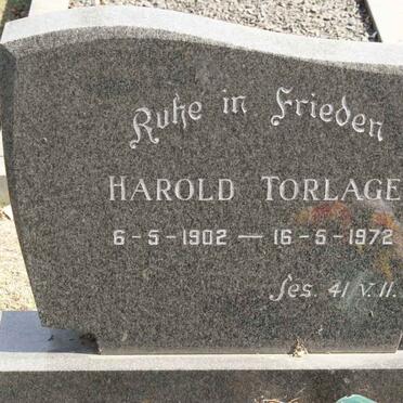 TORLAGE Harold 1902-1972