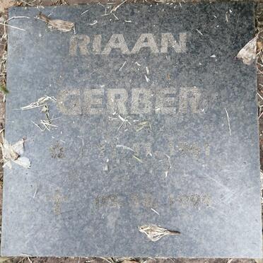 GERBER Riaan 1961-1994
