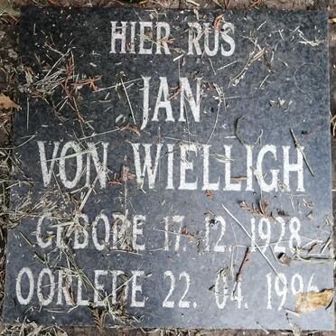 WIELLIGH Jan, von 1928-1996