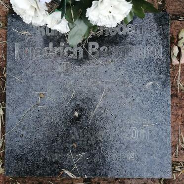 KASSIER Friedrich Bernhard 1938-2011