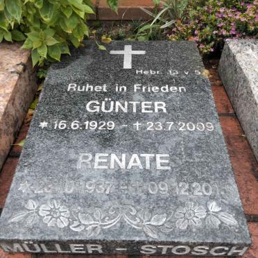 STOSCH Gunter, MULLER- 1929-2009 &amp; Renate 1937-2015