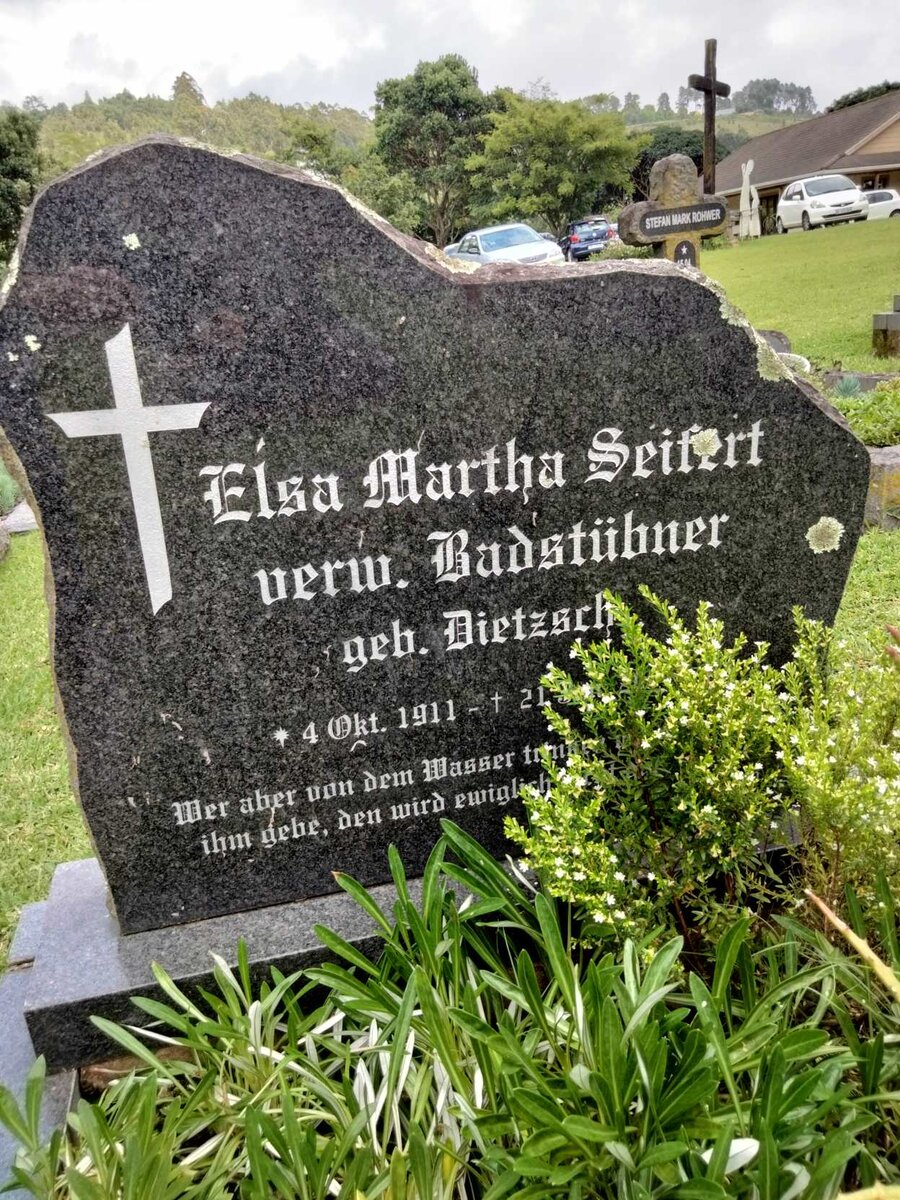 SEIFERT Elsa Martha nee DIETZSCH 1911-2001