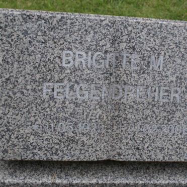 FELGENDREHER Brigitte M. 1925-2006