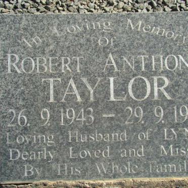 TAYLOR Robert Anthony 1943-1997