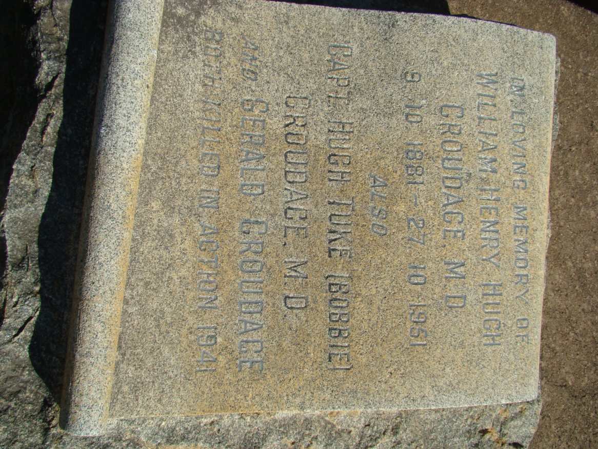 CROUDACE William Henry Hugh 1881-1951 :: CROUDACE Hugh Tuke -1941 :: CROUDACE Gerald -1941