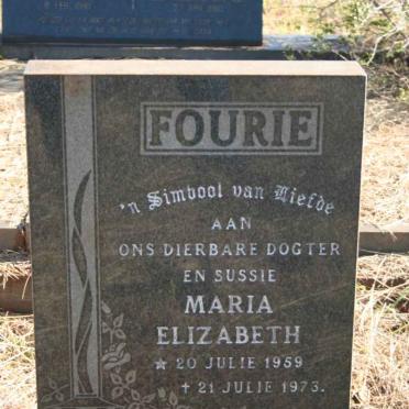 FOURIE Maria Elizabeth 1959-1973