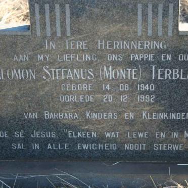 TERBLANCHE Salomon Stefanus 1940-1992