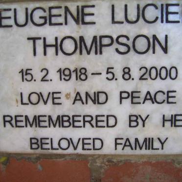 THOMPSON Eugene Lucien 1918-2000