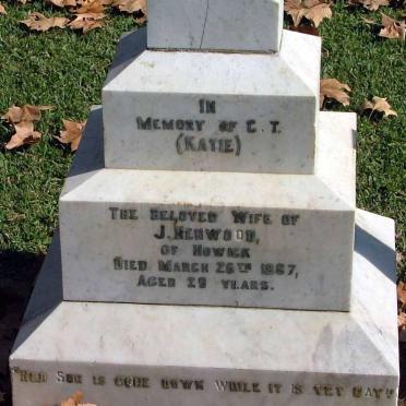 HENWOOD C.T. 1858-1887