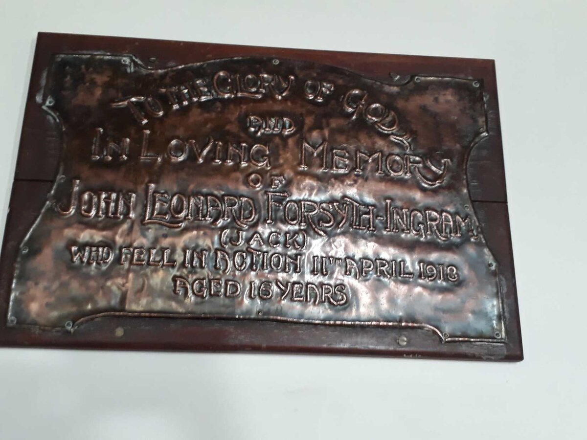 INGRAM John Leonard, FORSYTH -1918