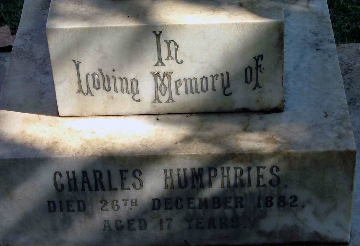 HUMPHRIES Charles 1865-1882