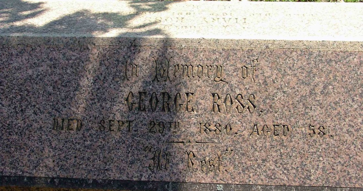 ROSS George -1880